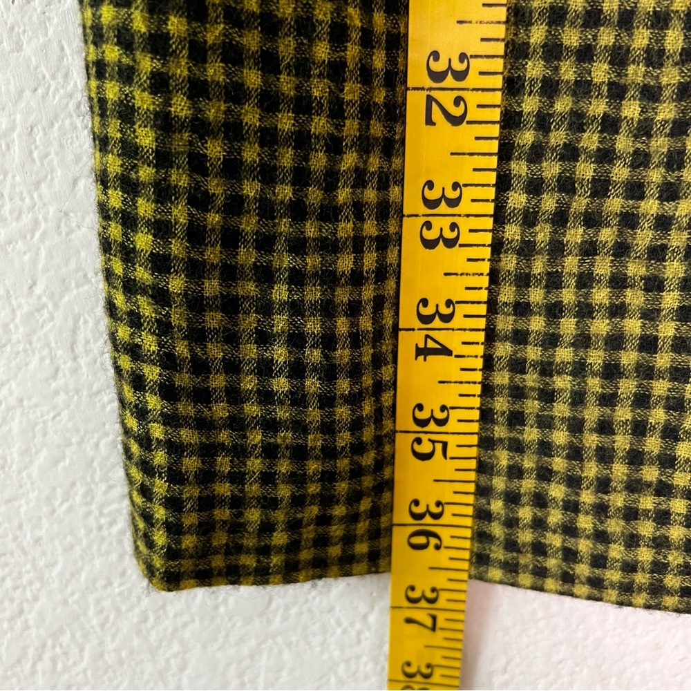 See By Chloé Virgin Wool Gingham Shift Dress French Mod Career Chic Size 8 - Picture 15 of 15